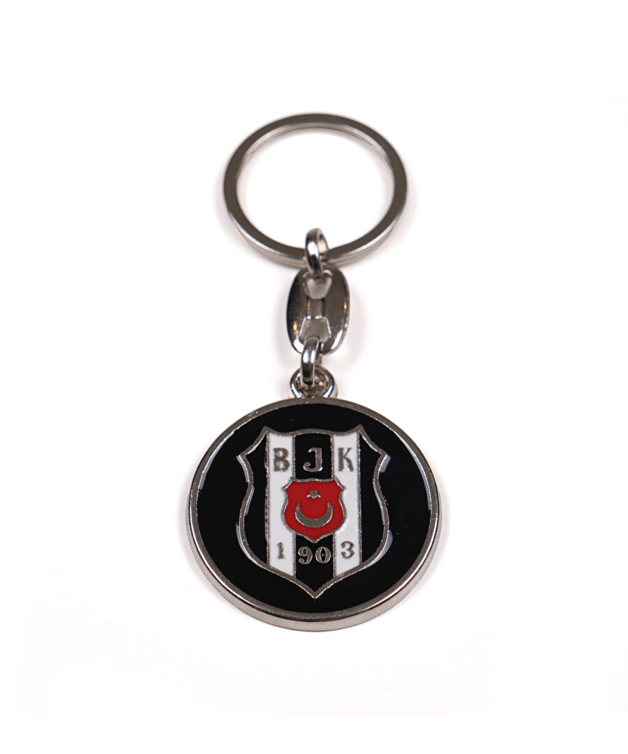 BEŞİKTAŞ YUVARLAK ARMA METAL ANAHTARLIK 26Y