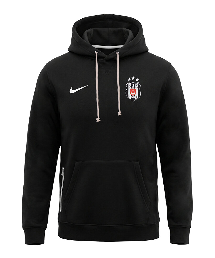 NIKE BEŞİKTAŞ SİYAH KAPÜŞONLU SWEATSHIRT 26-27 FD7734-010
