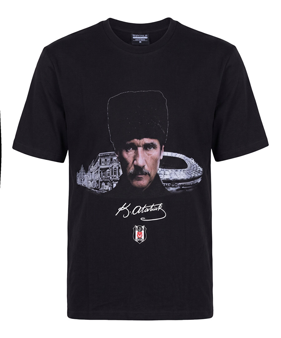 BEŞİKTAŞ ATATÜRK STADYUM SİLÜET ERKEK T-SHIRT 26-27