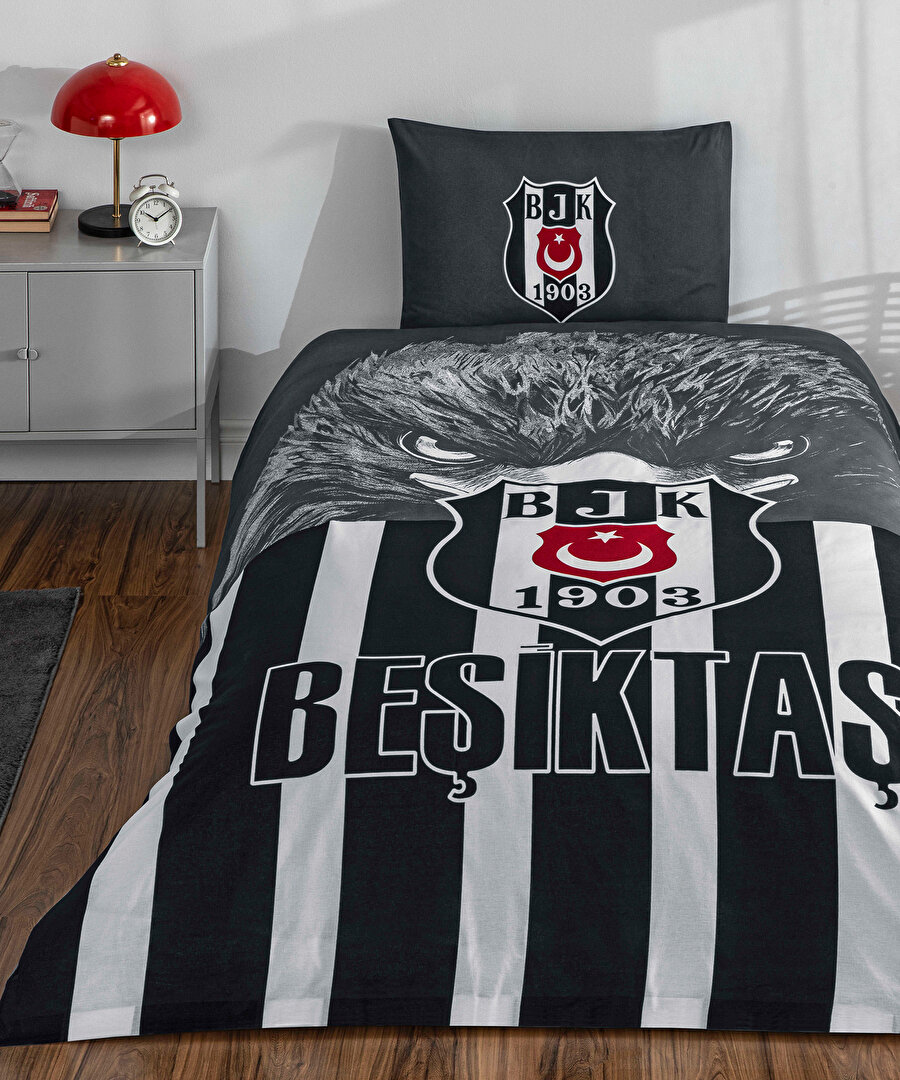 BEŞİKTAŞ TEK KİŞİLİK ŞANLI KARTAL NEVRESİM TAKIMI