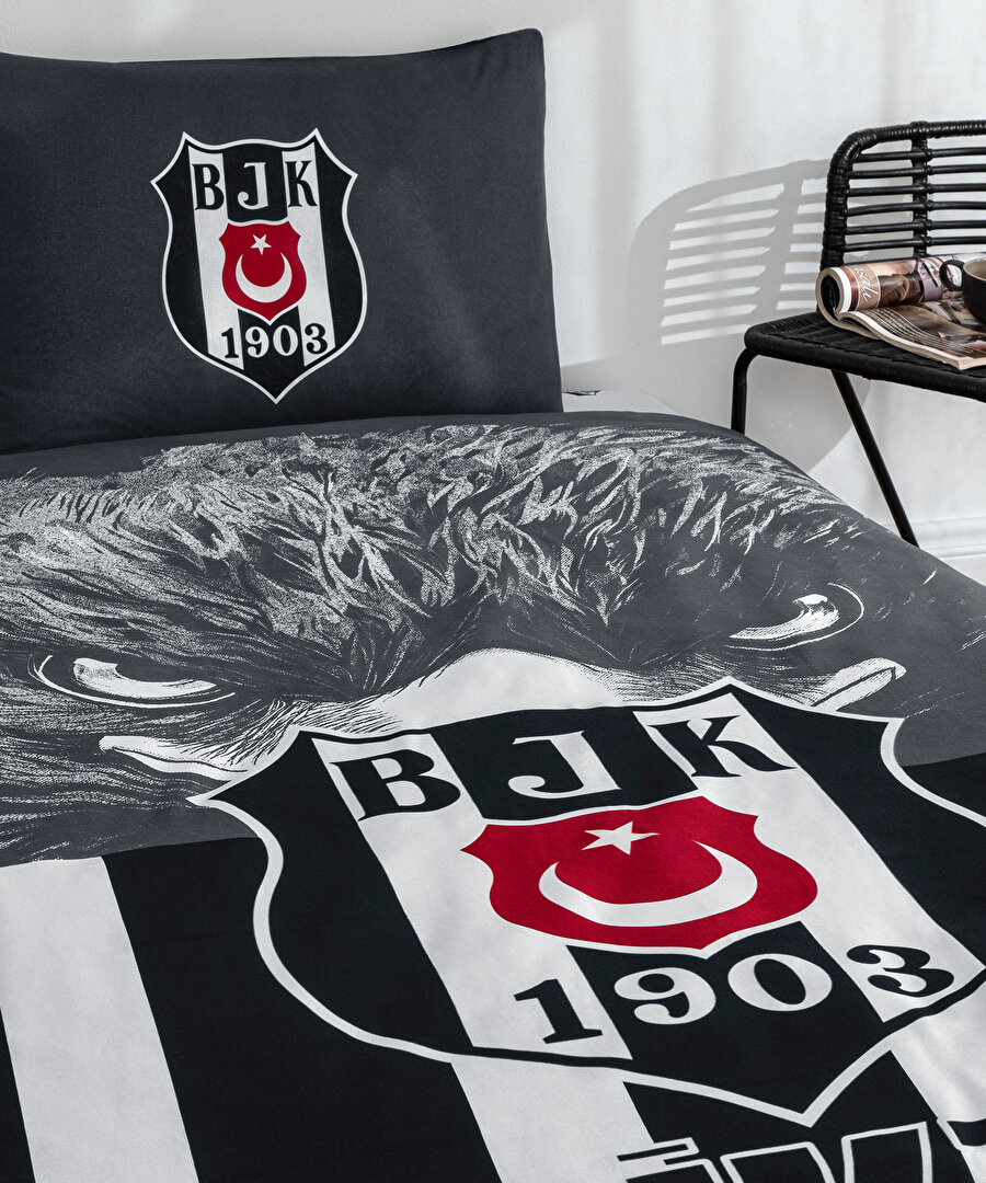 BEŞİKTAŞ TEK KİŞİLİK ŞANLI KARTAL NEVRESİM TAKIMI