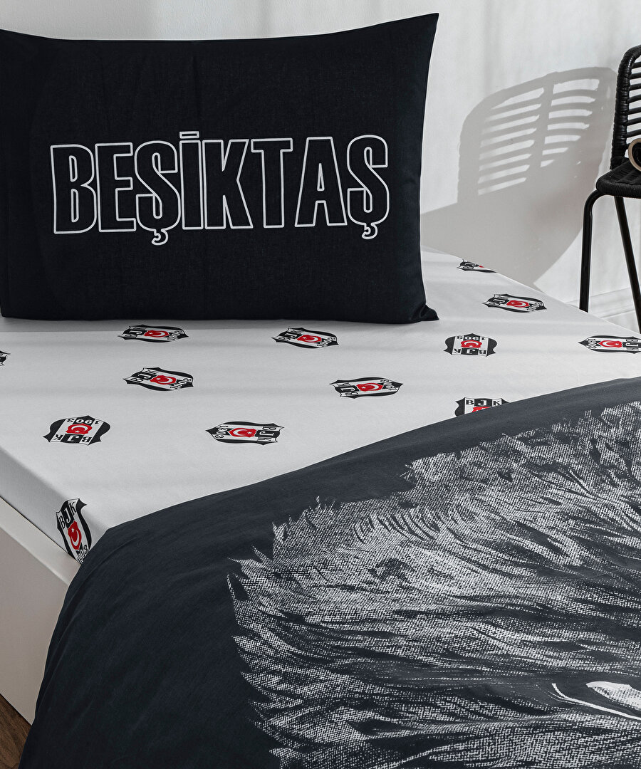 BEŞİKTAŞ TEK KİŞİLİK ŞANLI KARTAL NEVRESİM TAKIMI