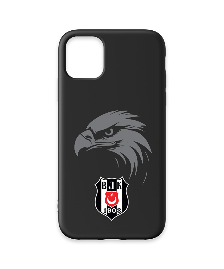 BEŞİKTAŞ KARTAL ARMA SİYAH SİLİKON TELEFON KILIFI IP11