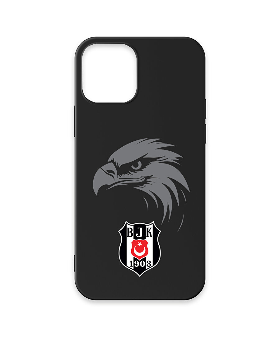 BEŞİKTAŞ KARTAL ARMA SİYAH SİLİKON TELEFON KILIFI IP13