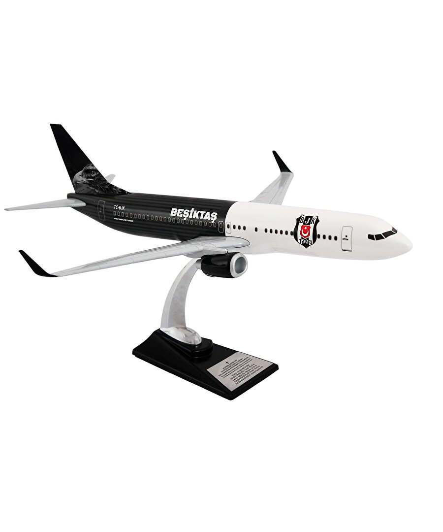 BEŞİKTAŞ ÇİZGİLİ MAKET UÇAK ZEKUPP BOEİNG 737-800 UCK0225