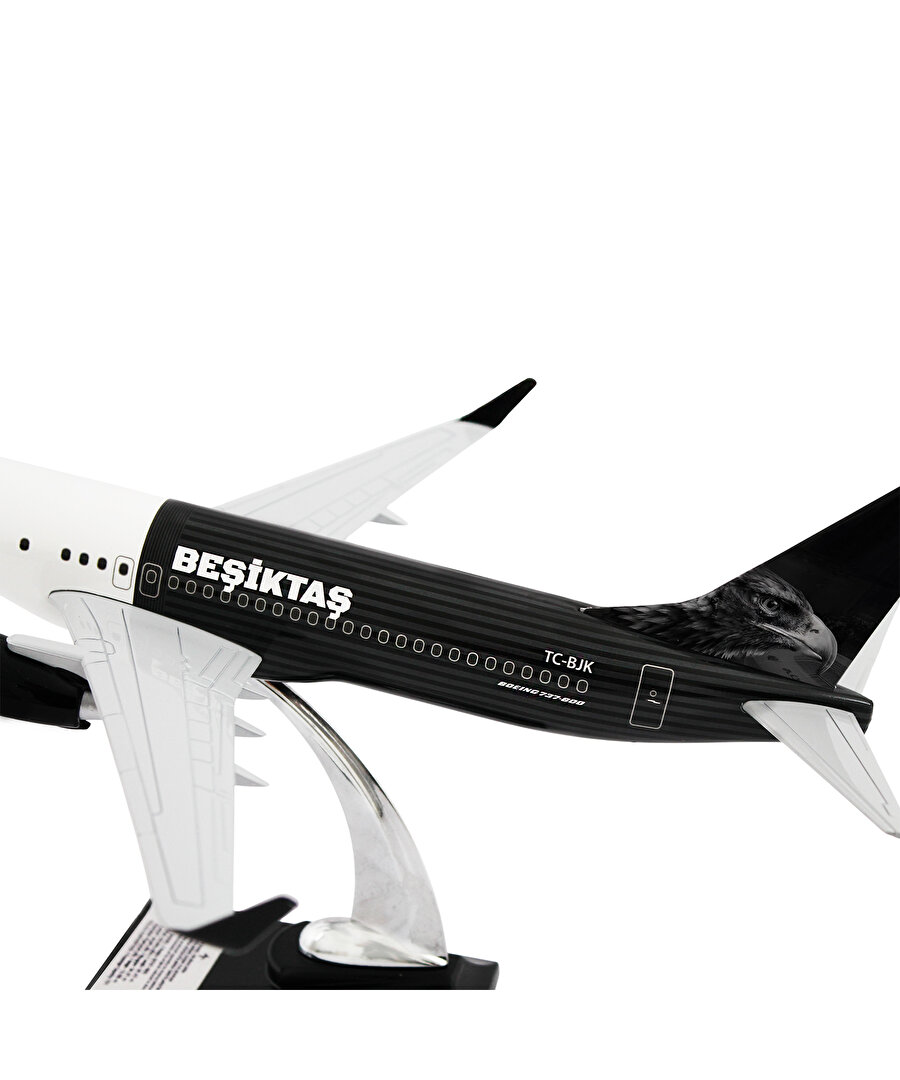 BEŞİKTAŞ ÇİZGİLİ MAKET UÇAK ZEKUPP BOEİNG 737-800 UCK0225
