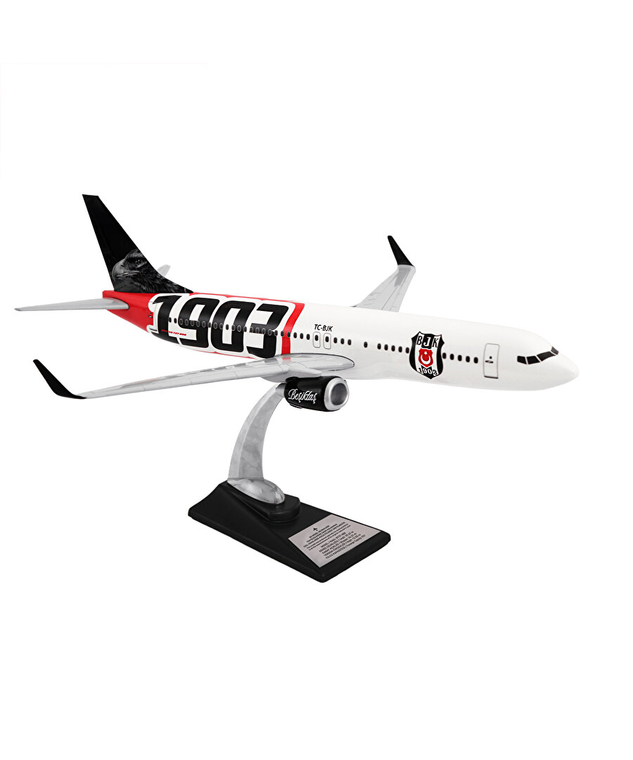 BEŞİKTAŞ 1903 MAKET UÇAK ZEKUPP BOEİNG 737-800 UCK0226