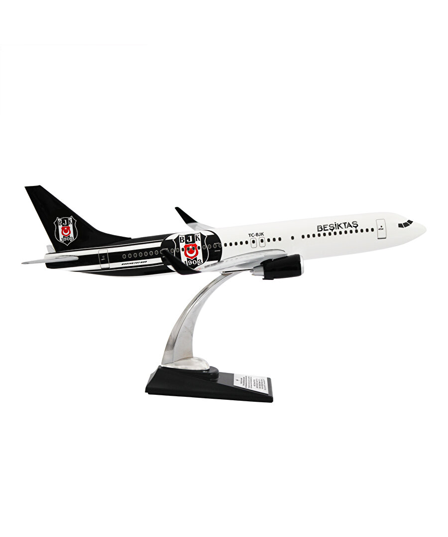 BEŞİKTAŞ LOGOLU MAKET UÇAK ZEKUPP BOEİNG 737-800 UCK0227