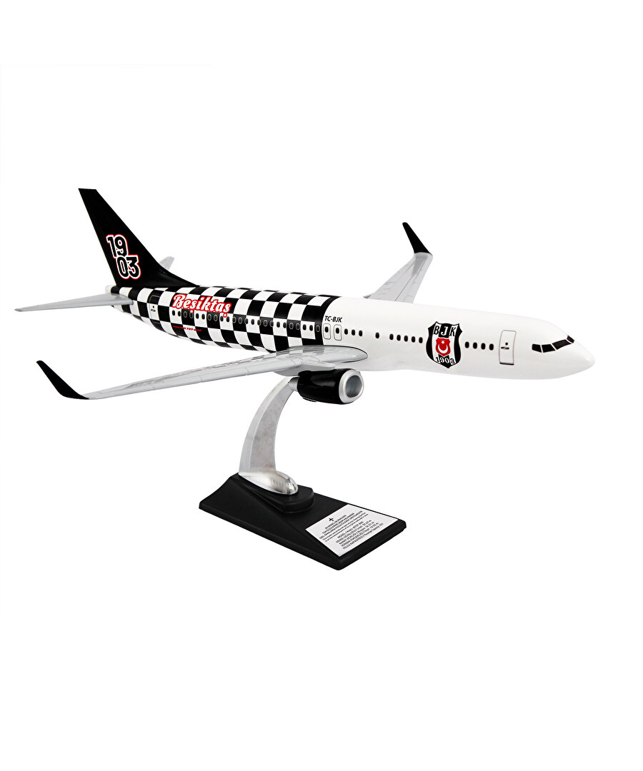 BEŞİKTAŞ DAMALI MAKET UÇAK ZEKUPP BOEİNG 737-800 UCK0228