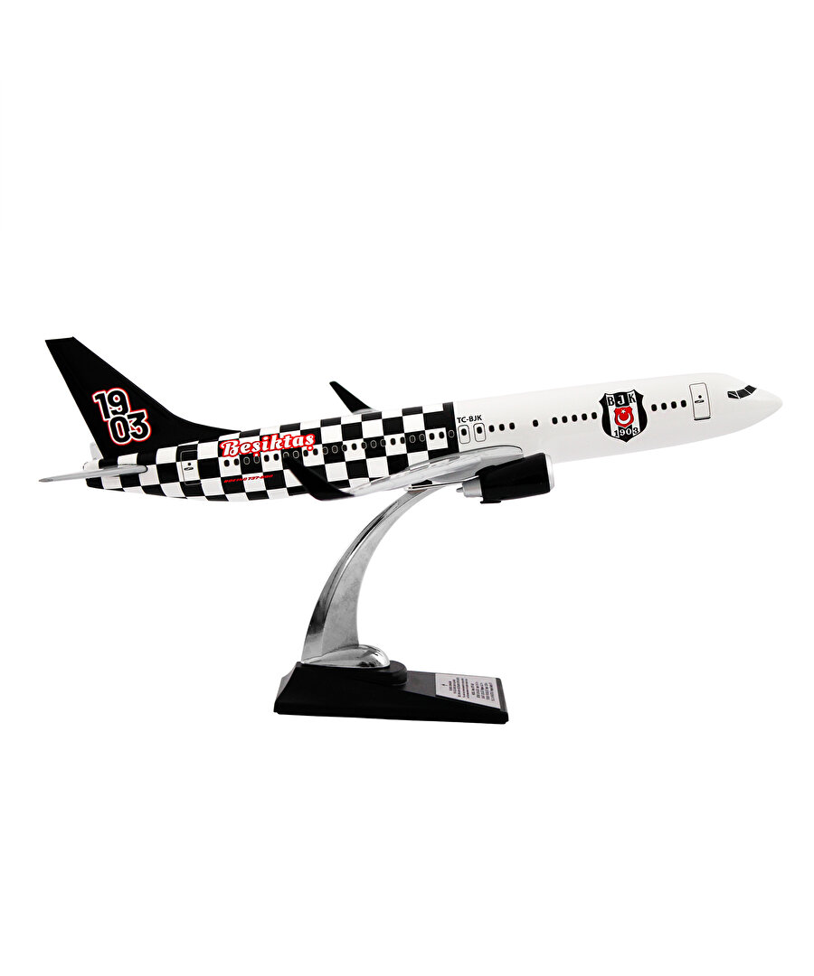 BEŞİKTAŞ DAMALI MAKET UÇAK ZEKUPP BOEİNG 737-800 UCK0228