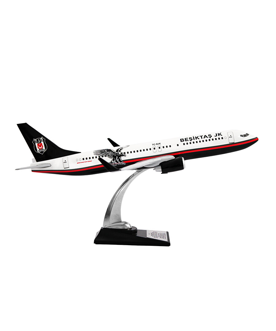 BEŞİKTAŞ KLASİK NOSTALJİ MAKET UÇAK ZEKUPP BOEİNG 737-800 UCK0229