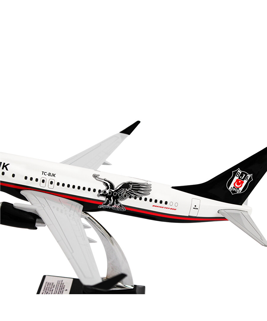 BEŞİKTAŞ KLASİK NOSTALJİ MAKET UÇAK ZEKUPP BOEİNG 737-800 UCK0229