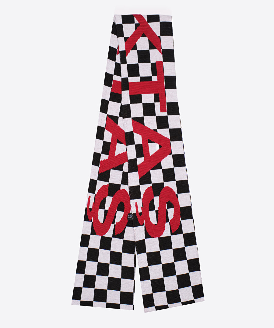 BEŞİKTAŞ UNISEX CHECKERED KNITWEAR SCARF 06 24K