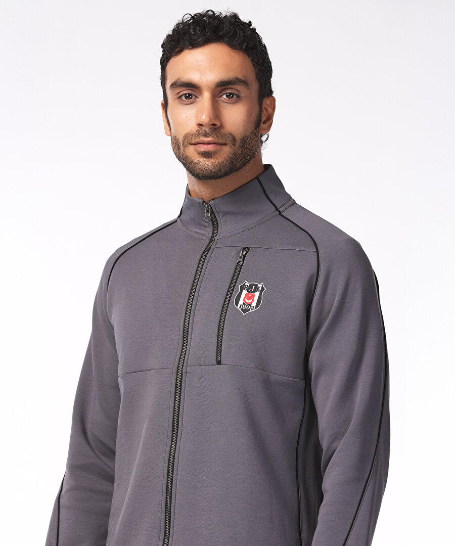 BEŞİKTAŞ ERKEK FERMUARLI SWEATSHIRT 7425273T3