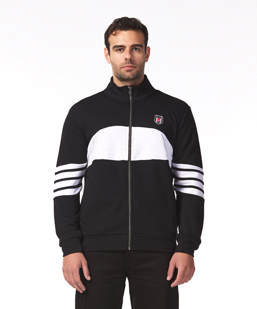 BEŞİKTAŞ ERKEK FERMUARLI SWEATSHIRT 7425285T3