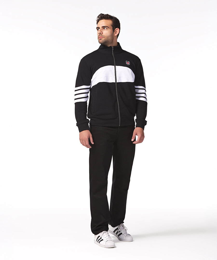 BEŞİKTAŞ ERKEK FERMUARLI SWEATSHIRT 7425285T3
