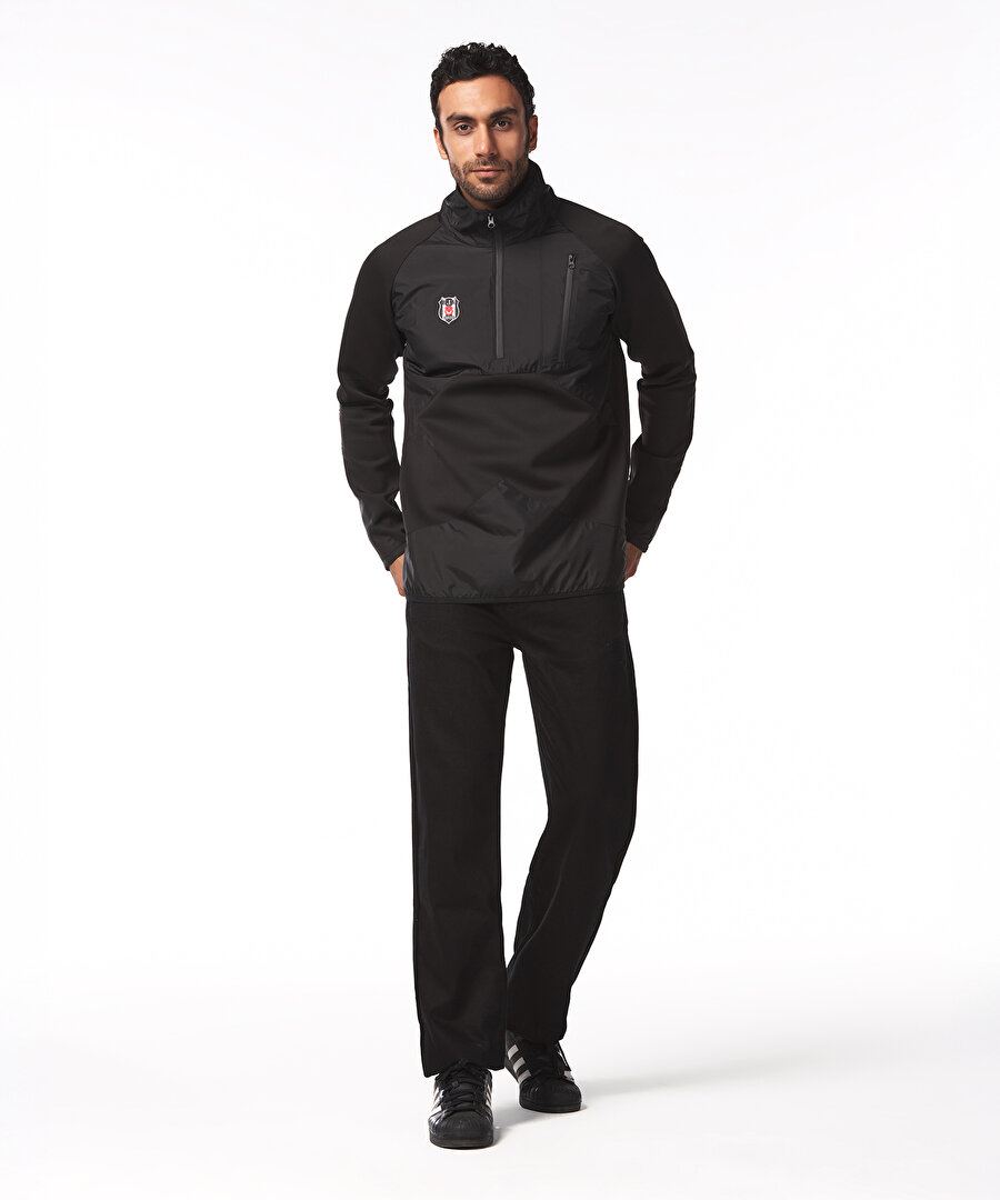 BEŞİKTAŞ ERKEK YARIM FERMUARLI SWEATSHIRT 7425286T3