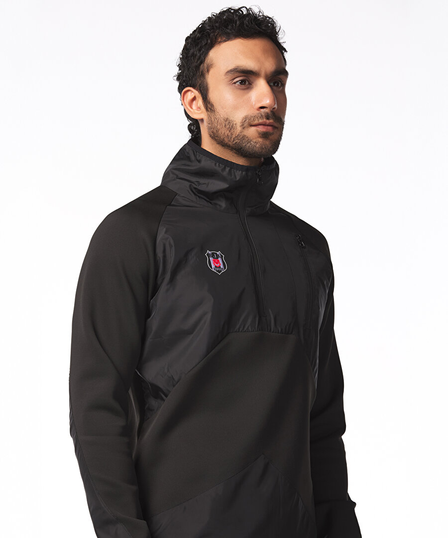 BEŞİKTAŞ ERKEK YARIM FERMUARLI SWEATSHIRT 7425286T3
