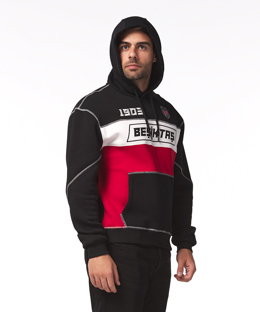 BEŞİKTAŞ ERKEK KAPÜŞONLU SWEATSHIRT 7425231T3