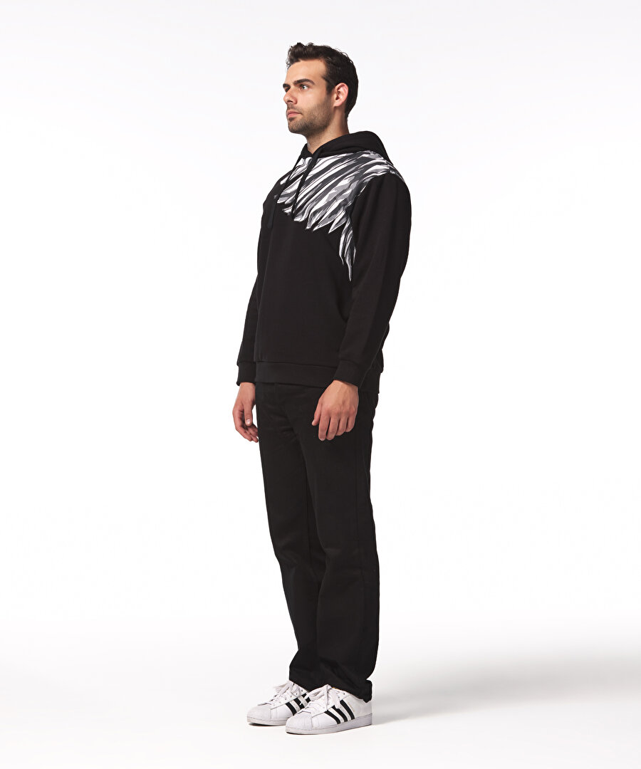 BEŞİKTAŞ ERKEK KAPÜŞONLU SWEATSHIRT 7425278T3