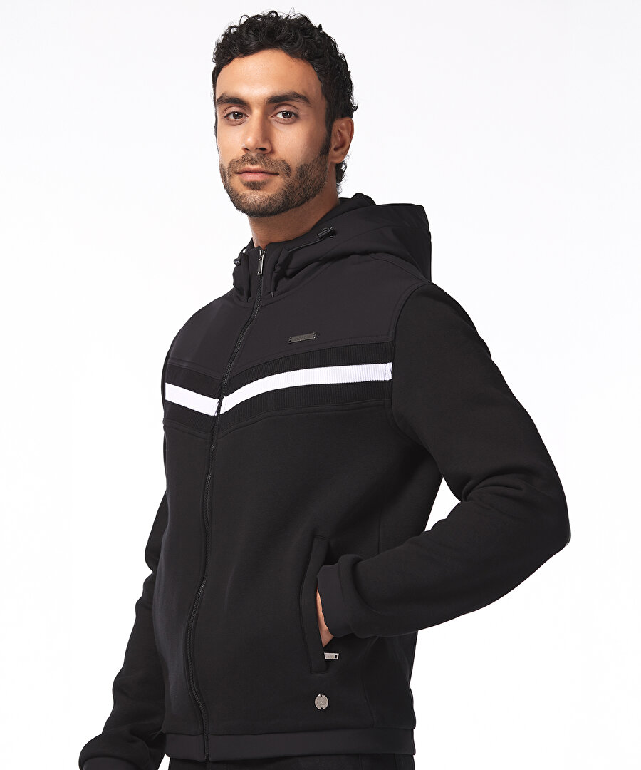BEŞİKTAŞ ERKEK KAPÜŞONLU FERMUARLI SWEATSHIRT 7425242T3