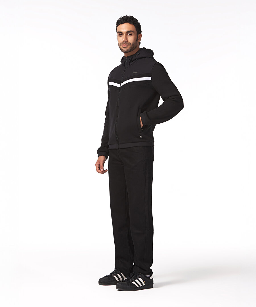 BEŞİKTAŞ ERKEK KAPÜŞONLU FERMUARLI SWEATSHIRT 7425242T3