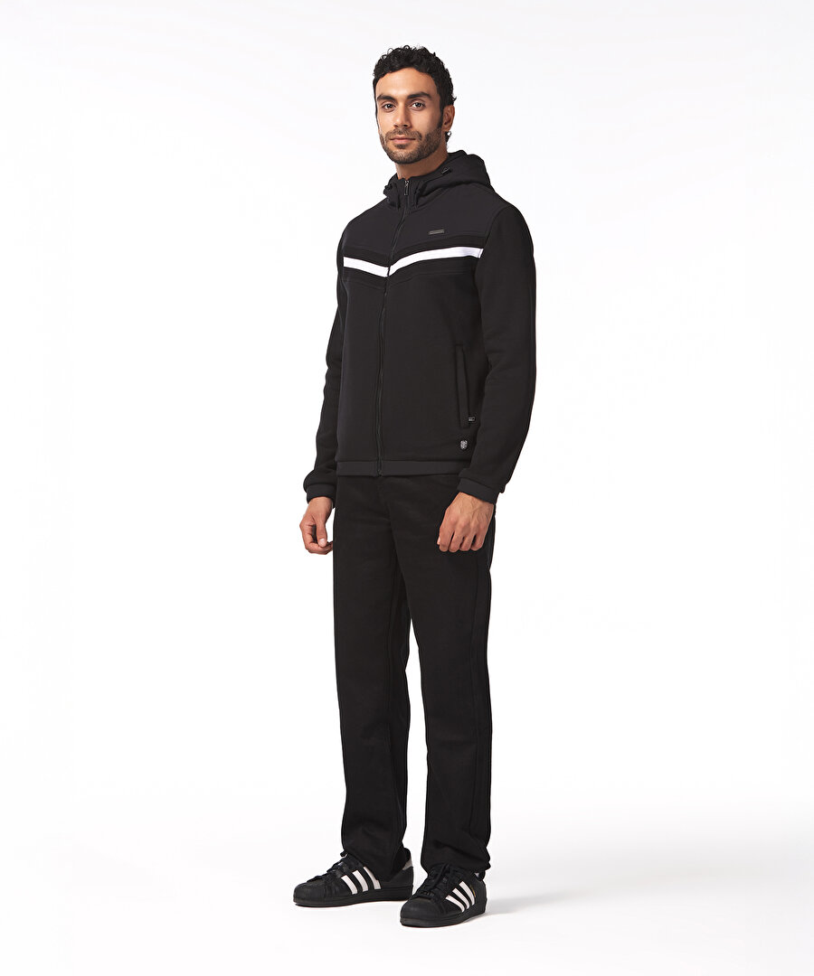 BEŞİKTAŞ ERKEK KAPÜŞONLU FERMUARLI SWEATSHIRT 7425242T3