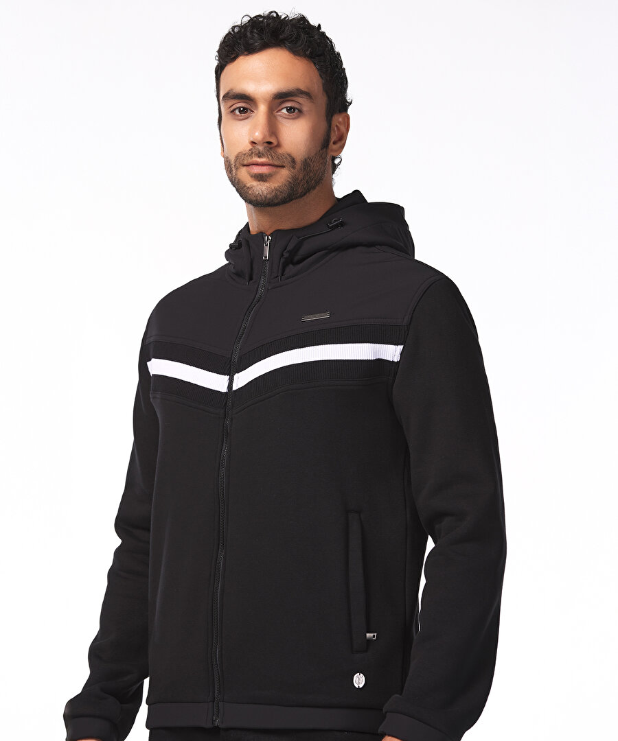 BEŞİKTAŞ ERKEK KAPÜŞONLU FERMUARLI SWEATSHIRT 7425242T3