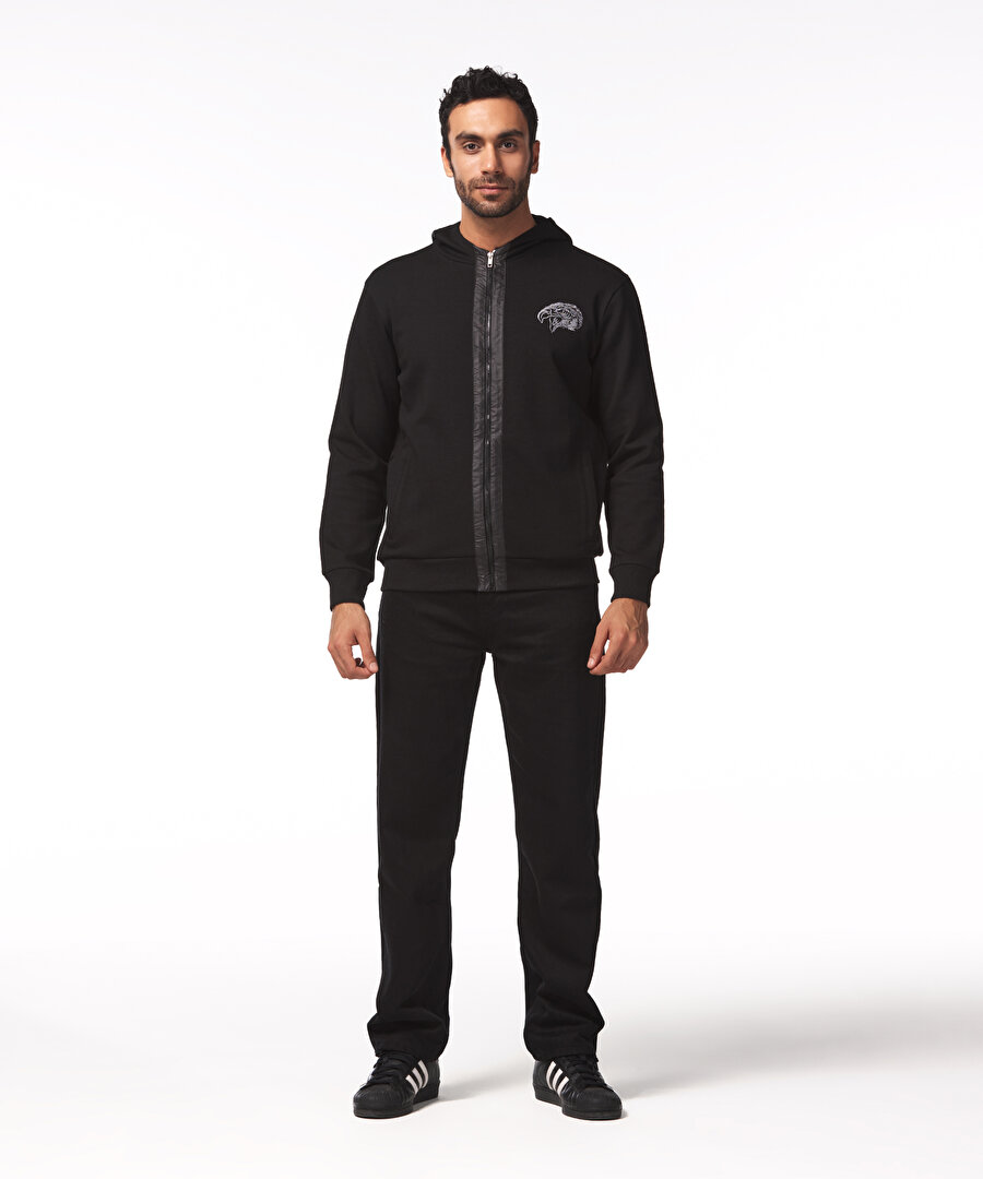 BEŞİKTAŞ ERKEK KAPÜŞONLU FERMUARLI SWEATSHIRT 7425243T3