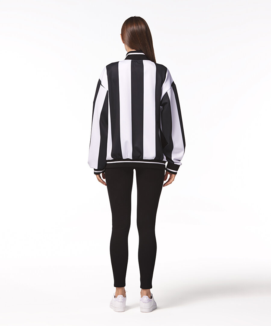 BEŞİKTAŞ ERKEK ÇUBUKLU FERMUARLI SWEATSHIRT 7425247T3