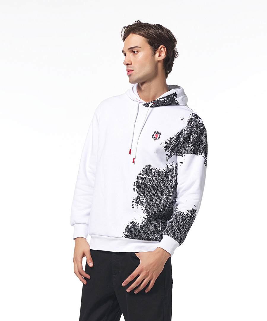 BEŞİKTAŞ ERKEK KAPÜŞONLU SWEATSHIRT 7425277T3
