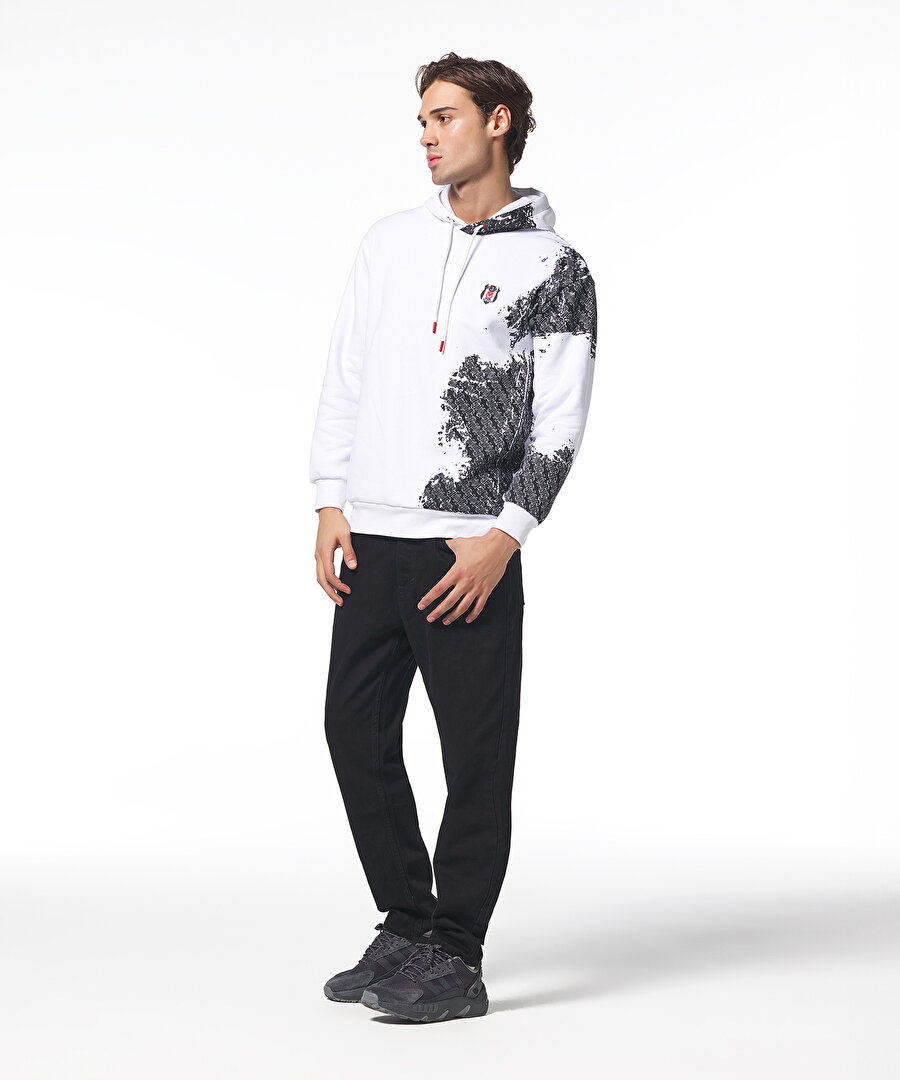BEŞİKTAŞ ERKEK KAPÜŞONLU SWEATSHIRT 7425277T3