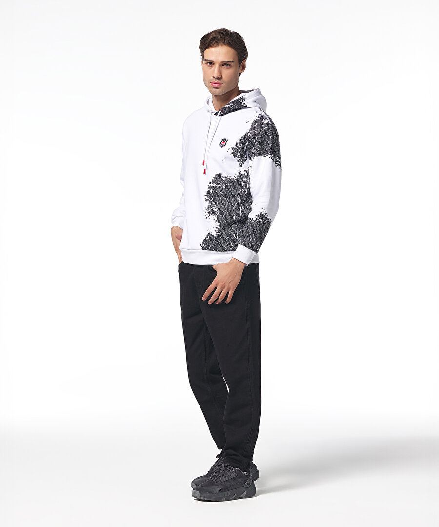 BEŞİKTAŞ ERKEK KAPÜŞONLU SWEATSHIRT 7425277T3
