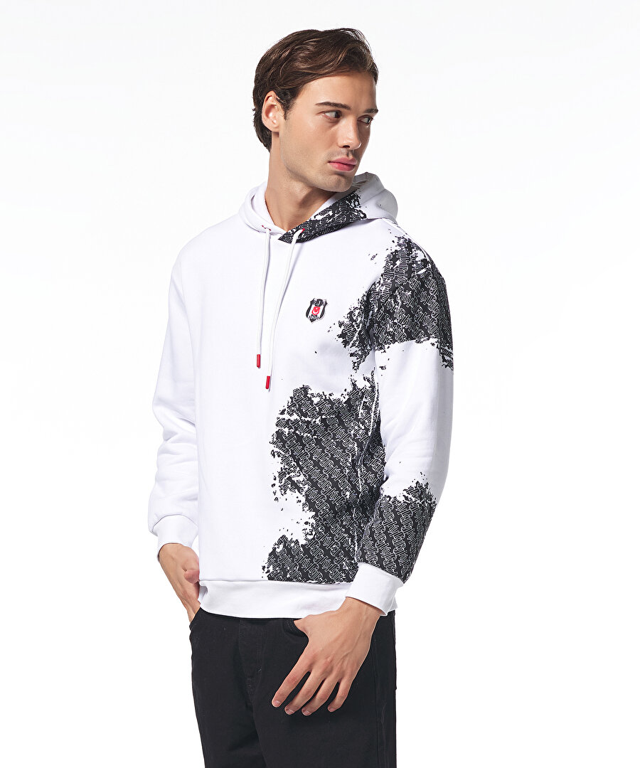 BEŞİKTAŞ ERKEK KAPÜŞONLU SWEATSHIRT 7425277T3