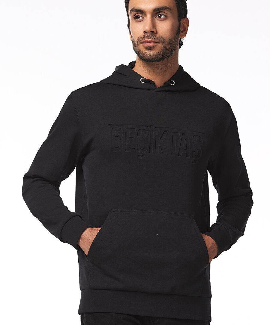 BEŞİKTAŞ ERKEK KAPÜŞONLU SWEATSHIRT 7425226T3