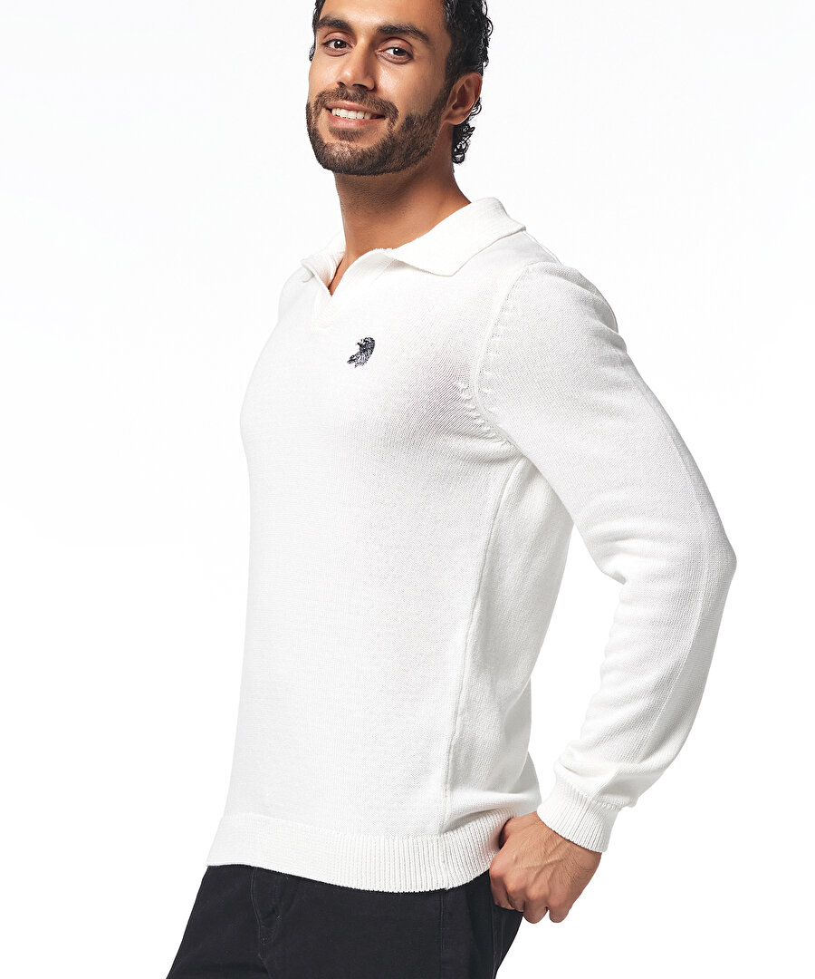 BEŞİKTAŞ ERKEK POLO YAKA TRİKO KAZAK 7425140T2