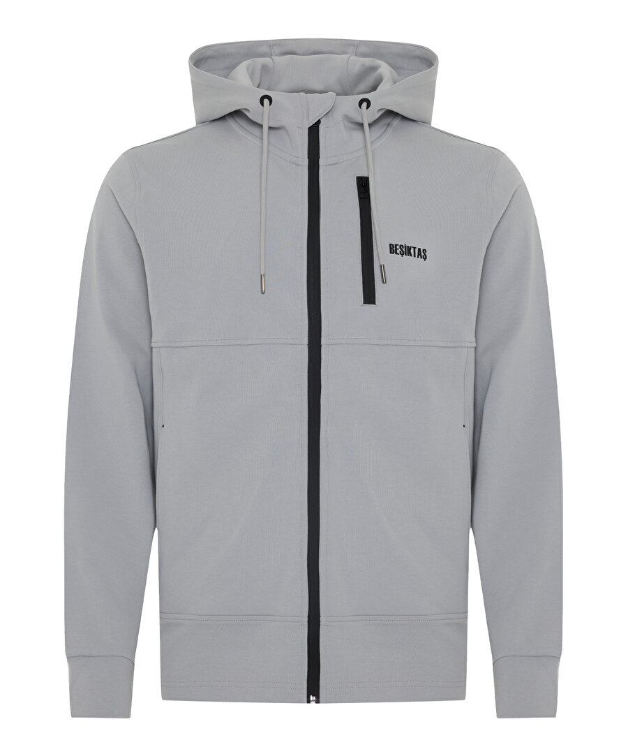 BEŞİKTAŞ ERKEK FERMUARLI KAPÜŞONLU SWEATSHIRT 7525220T3
