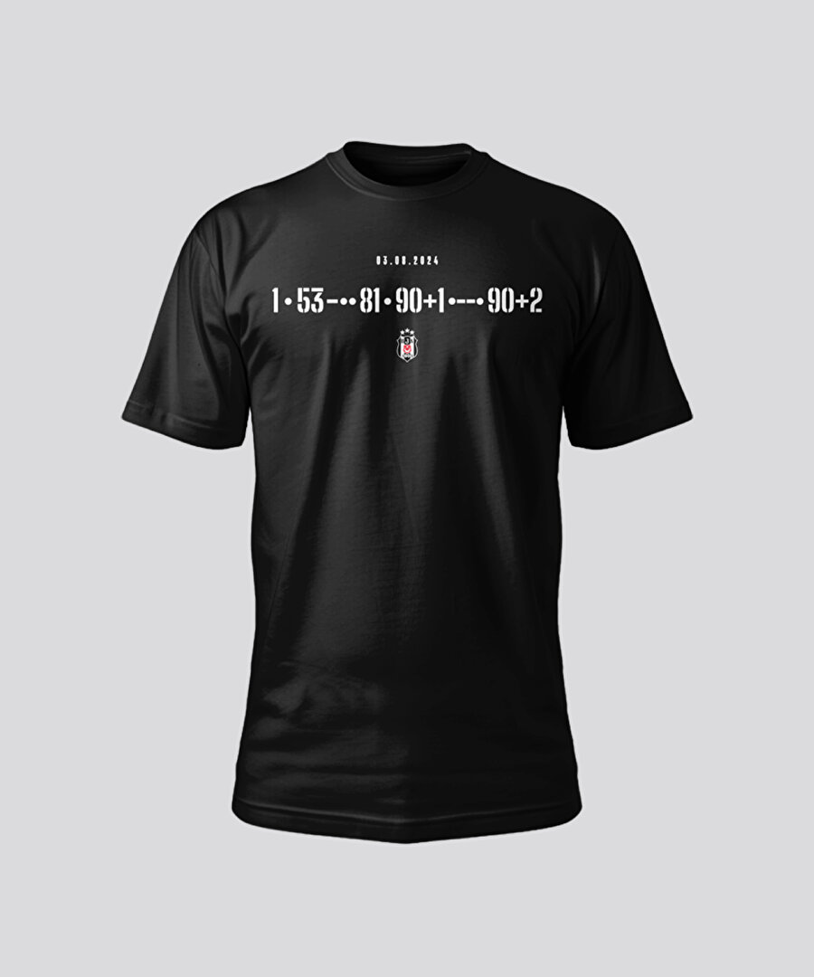BEŞİKTAŞ SÜPER KUPA ŞAMPİYONLUK T-SHIRT 2024 V2