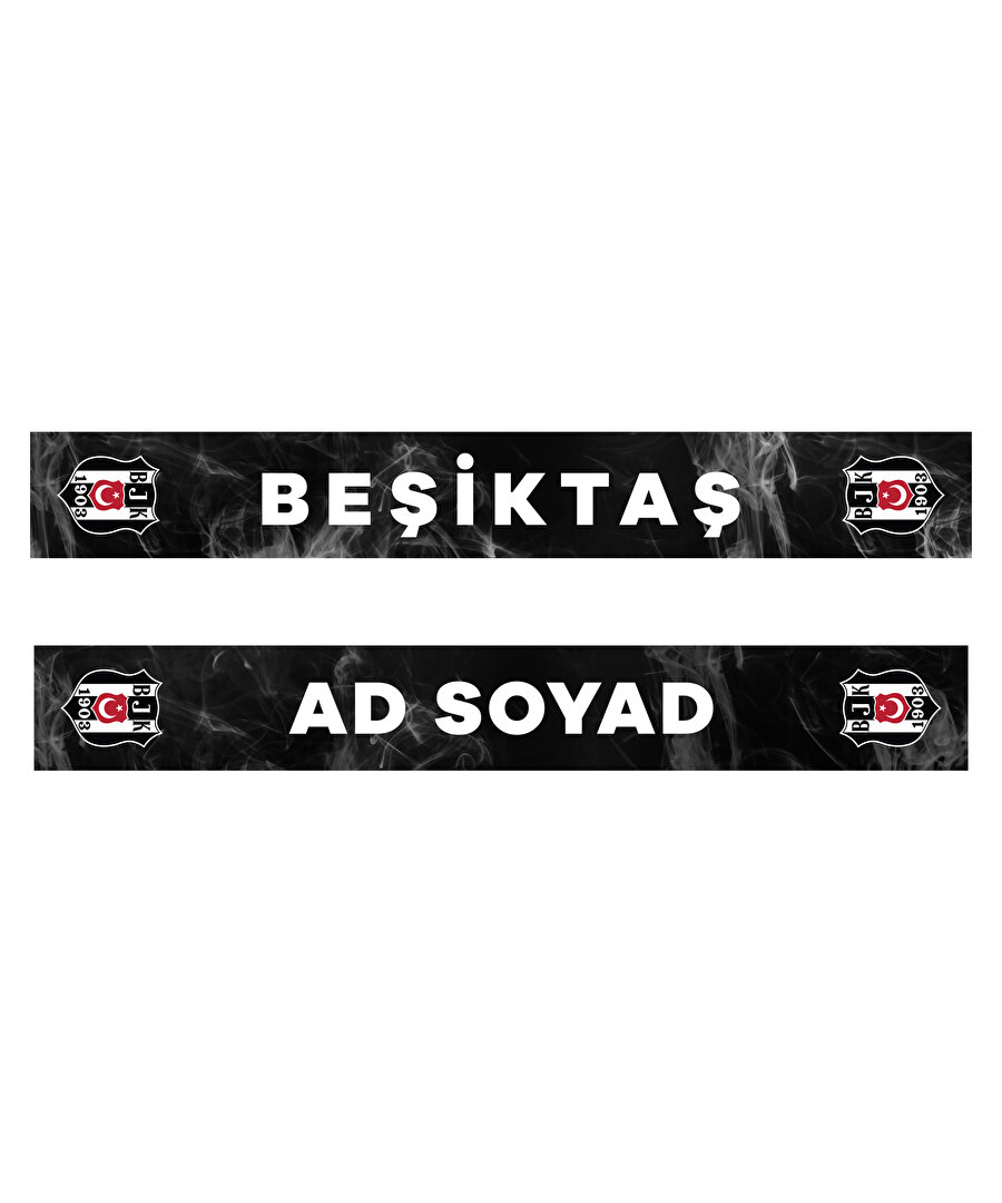 BEŞİKTAŞ İSME ÖZEL SATEN ATKI - BEŞİKTAŞ