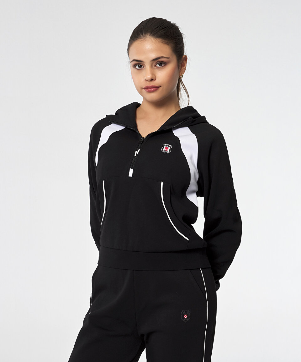 BEŞİKTAŞ KADIN KAPÜŞONLU SWEATSHIRT 8525215T3