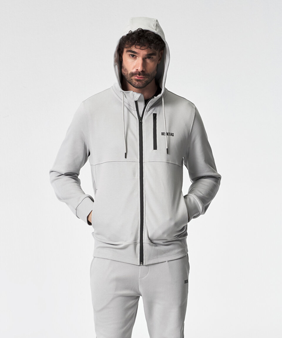 BEŞİKTAŞ ERKEK FERMUARLI KAPÜŞONLU SWEATSHIRT 7525220T3