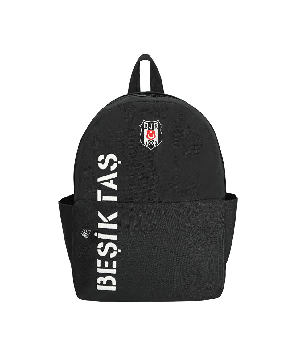 BEŞİKTAŞ DİKEY NAKIŞ DETAYLI KANVAS SIRT ÇANTASI