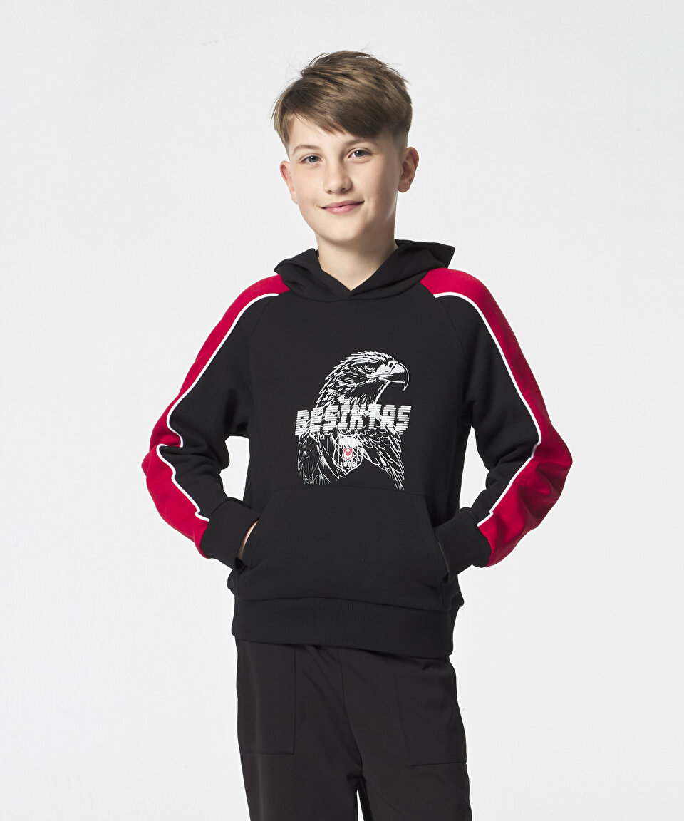 BEŞİKTAŞ ÇOCUK KAPÜŞONLU SWEATSHIRT 6525217T3