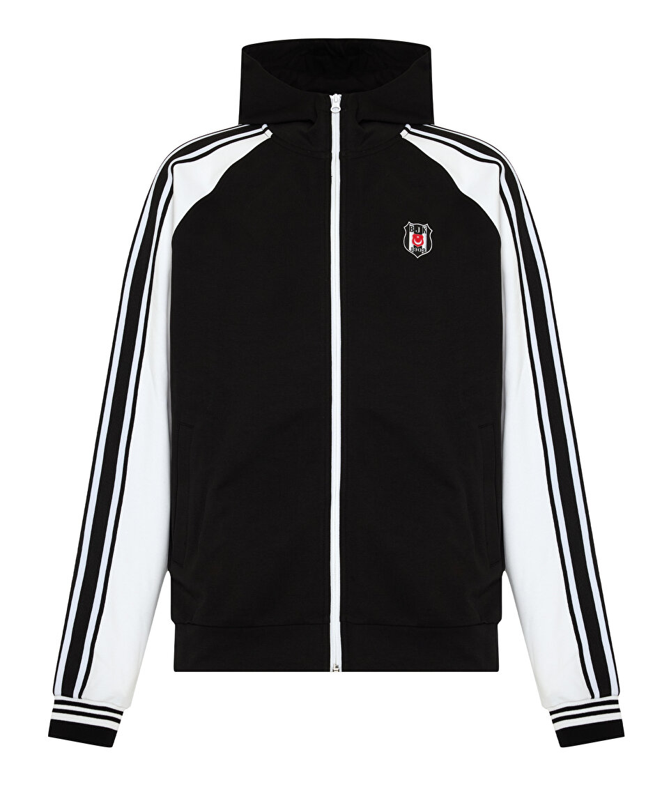 BEŞİKTAŞ KADIN KAPÜŞONLU FERMUARLI SWEATSHIRT 8526254T3