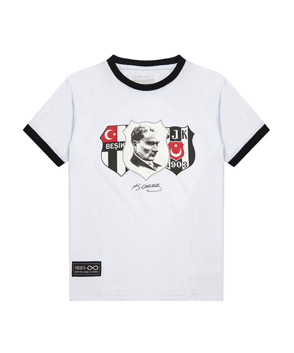 BEŞİKTAŞ ATATÜRK NOSTALJİ ARMA T-SHIRT JR 25-26