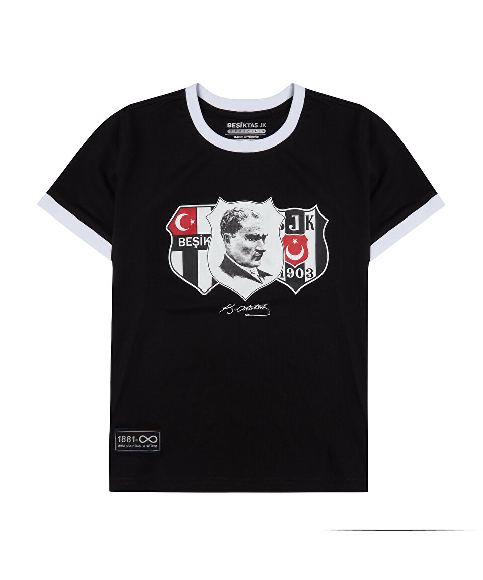 BEŞİKTAŞ ATATÜRK NOSTALJİ ARMA T-SHIRT JR 25-26