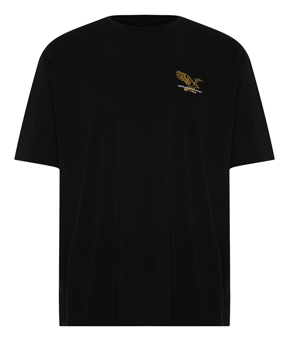 BEŞİKTAŞ JK BLACK EAGLES SOCIETY KARTAL LOGO ERKEK T-SHIRT