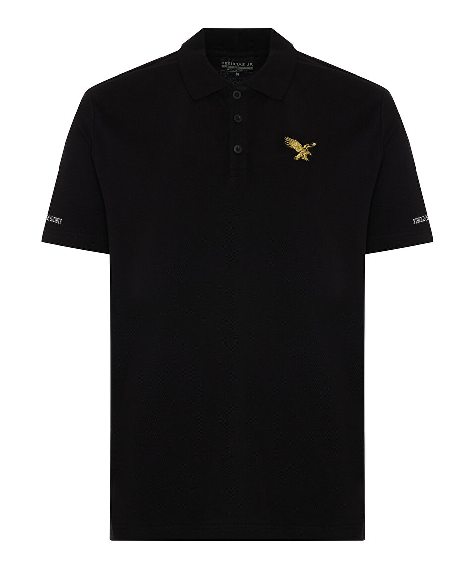 BEŞİKTAŞ JK BLACK EAGLES SOCIETY KARTAL LOGO POLO T-SHIRT