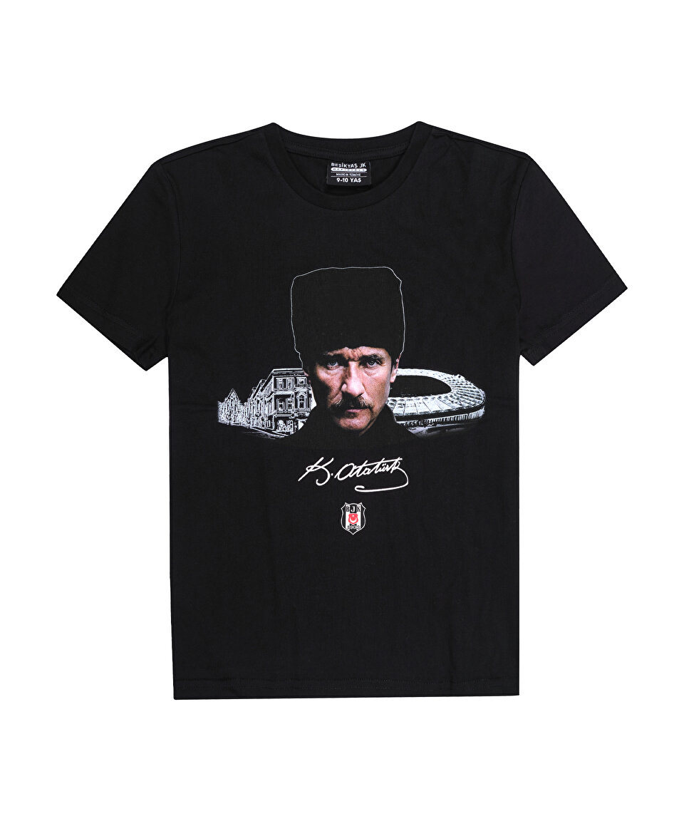 BEŞİKTAŞ ATATÜRK ÇOCUK STADYUM SİLÜET T-SHIRT 26-27