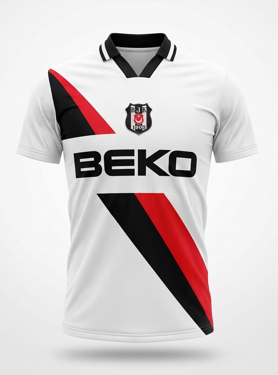 BEŞİKTAŞ RETRO 1999-2000 SEZONU NOSTALJİ KISA KOLLU FORMA